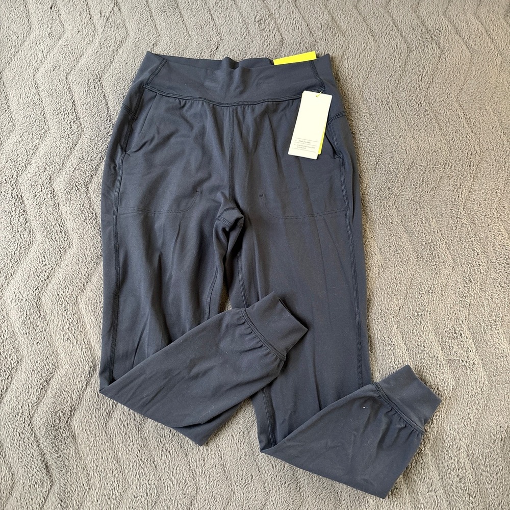 All in Motion Girls Active Joggers Leggings Blue Stretchy High‎ Rise NEW S 6/7